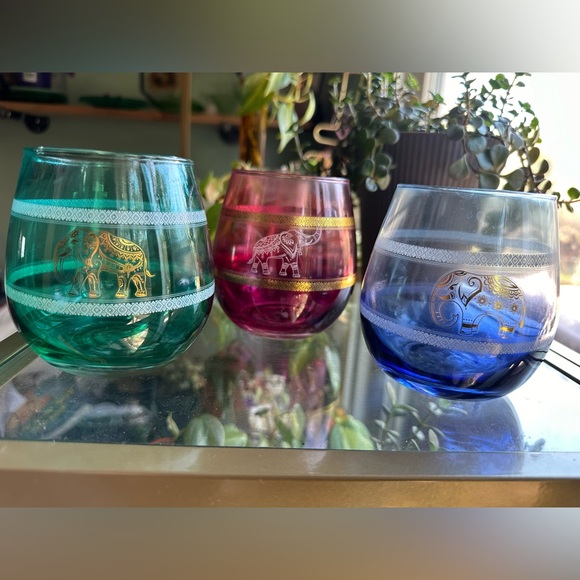 Set of Three Elephant Cups - Picture 1 of 9